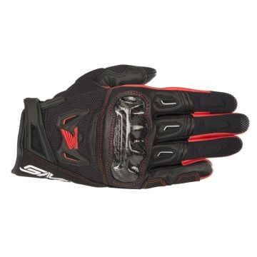 Alpinestars SMX-2 Air Carbon V2 Honda Gants De Moto Noir Rouge