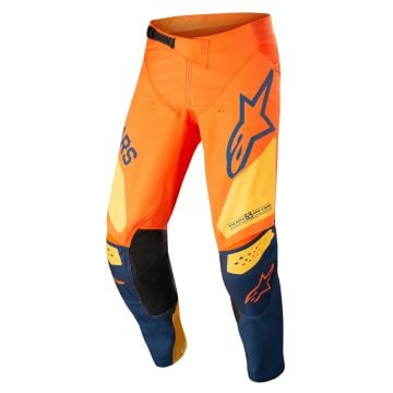 Alpinestars Techstar Factory Orange Dark Blau Warm Gelb Hose