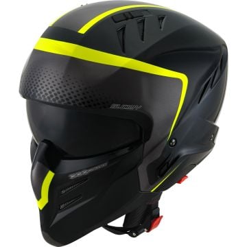Suomy Armor Crew 2023 Black Yellow Jet Helmet