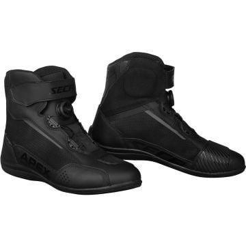 SECA Apex Pro Black Motorcycle Shoes