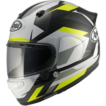 Arai Quantic Supra Yellow Black White Full Face Helmet