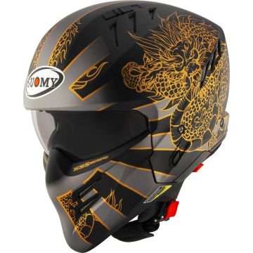 Suomy Armor Dragon Matt Grey Jet Helmet