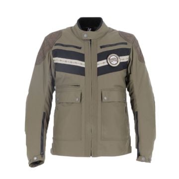 Helstons Sand Textile Jacket Khaki    