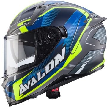 Caberg Avalon X Optic Matt Grey Yellow Full Face Helmet
