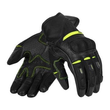 SECA Axis Mesh II Guantes Negro Amarillo