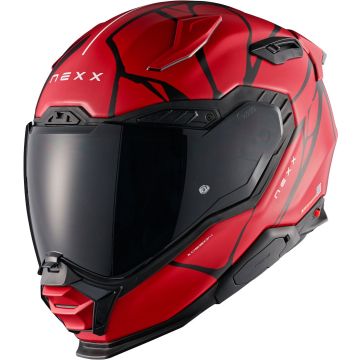 Nexx X.WST 3 B-Side Black Matt Red Full Face Helmet