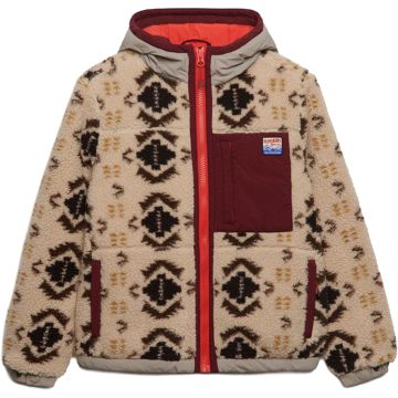 Superdry & Co Sherpa Jacquard Fleece Hybrid Jacket
