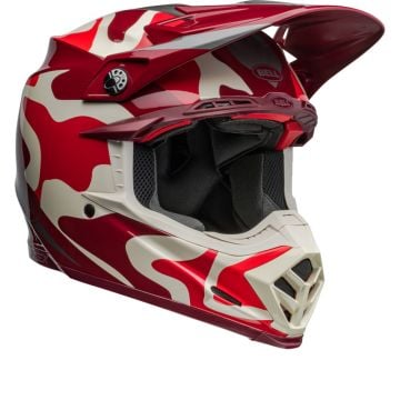 Bell Moto-9S Flex Mechant Rouge Casque Cross