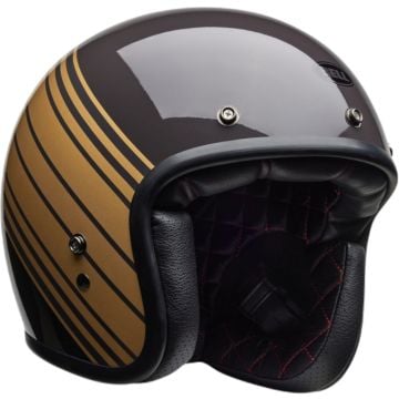 Bell C500 Edge Dark Brown Gold Jet Helmet