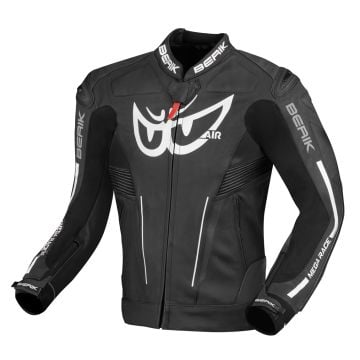 Berik Air-B Black Leather Motorcycle Jacket