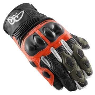 Berik Nador Black Neon Red Green Motorcycle Gloves