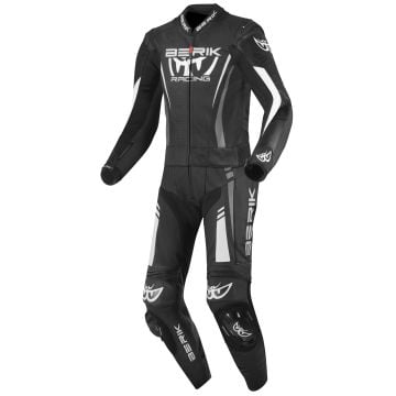 Berik Absolute GP2 Black White 2PC Leather Motorcycle Suit