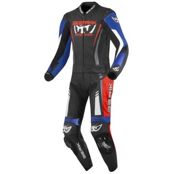 Berik Absolute GP2 Black Blue White Red 2PC Leather Motorcycle Suit