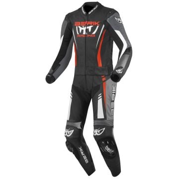 Berik Absolute GP2 Black Grey Red 2PC Leather Motorcycle Suit