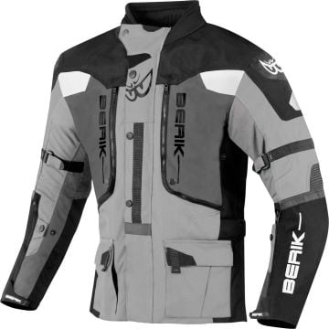 Berik Dakota Black Anthracite Grey Waterproof 3in1 Textile Motorcycle Jacket