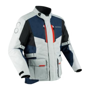 Bering Siberia Jacket Gray Blue Red   