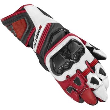 Bogotto Veloce Motorcycle Gloves Black White Red 