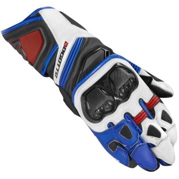 Bogotto Veloce Motorcycle Gloves Black White Blue 