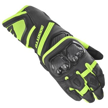 Bogotto Veloce Motorcycle Gloves Black Yellow 