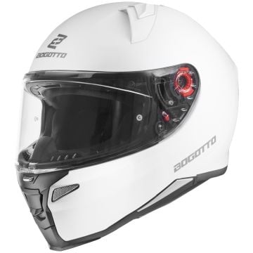 Bogotto FF110 Mat Blanc Casque Intégral