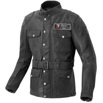 Bogotto Bristol Black Leather Motorcycle Jacket