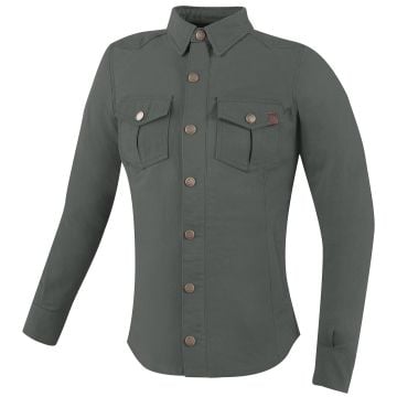 Bogotto Furrow Ladies Green Motorcycle Riding Shirt