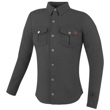 Bogotto Furrow Ladies Dark Grey Motorcycle Riding Shirt