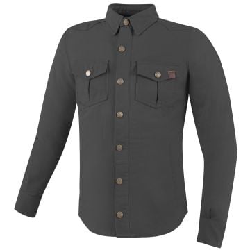 Bogotto Furrow Dark Grey Motorcycle Riding Shirt