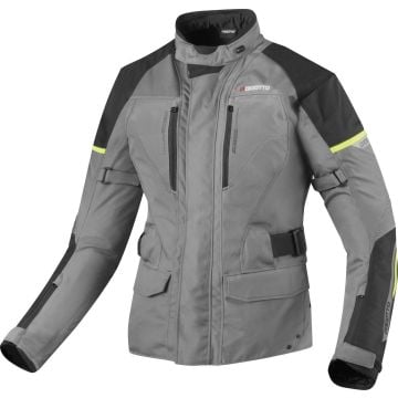 Bogotto Aveno 3in1 Waterproof Ladies Motorcycle Textile Jacket Silver 