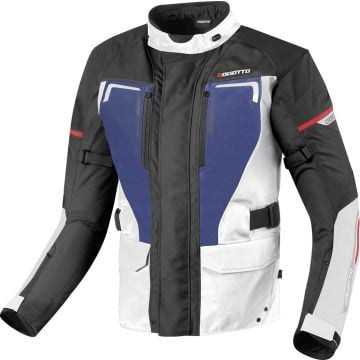 Bogotto Aveno 3in1 Waterproof Motorcycle Textile Jacket Black Blue 