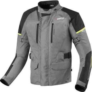 Bogotto Aveno 3in1 Waterproof Motorcycle Textile Jacket Silver 