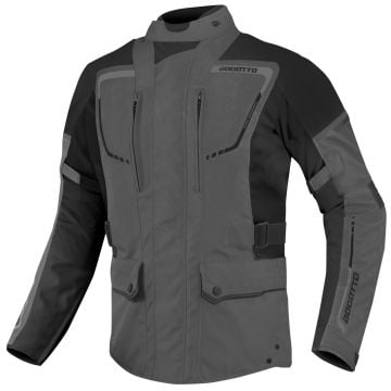 Bogotto Azury 2in1 Waterproof Black Grey Textile Motorcycle Jacket