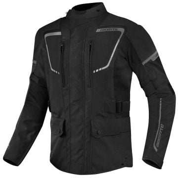Bogotto Azury 2in1 Waterproof Black Textile Motorcycle Jacket