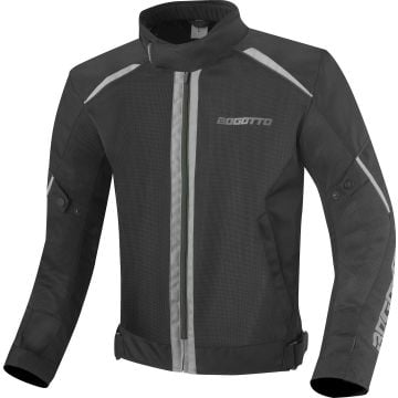 Bogotto Blaze-Air Black Grey Textile Motorcycle Jacket