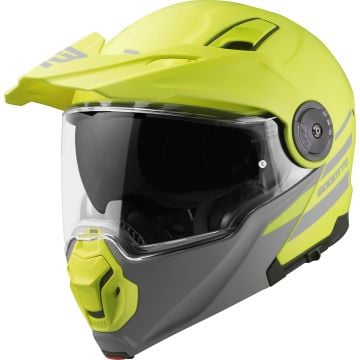 Bogotto FG-102 Duo Yellow Fiberglass Flip Up Helmet