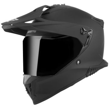 Bogotto FG-601 Matt Black Enduro Helmet