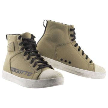Bogotto Iniego Beige Motorcycle Shoes