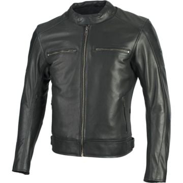 SECA Bonneville Black Leather Jacket