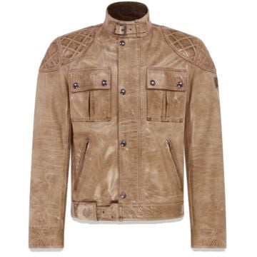 Belstaff Brooklands Light Brown Leather Jacket