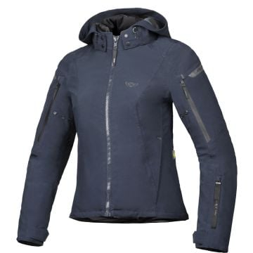 Ixon Burning Lady Navy Textile Motorcycle Jacket