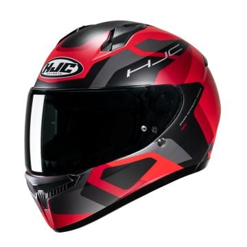 HJC C10 Tins Black Red Full Face Helmet