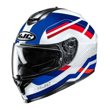 HJC C70N Belis White Red Blue Full Face Helmet