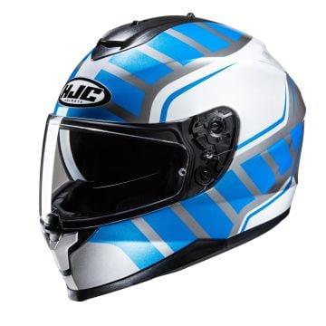 HJC C70N Holt White Blue Full Face Helmet