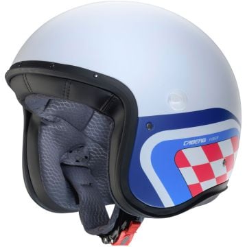 Caberg Freeride X Daytona Matt White Red Blue Jet Helmet