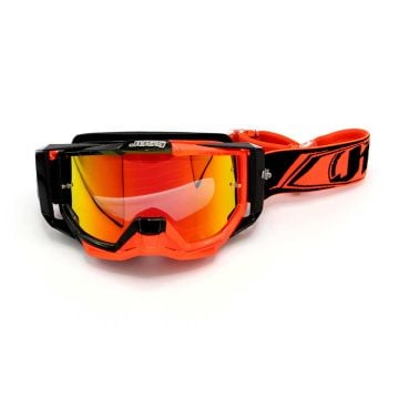 Just1 Iris Goggles Carbon Fluo Red