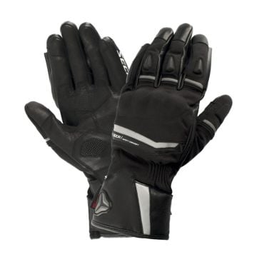 SECA Compass HTX Guantes Negro Plata