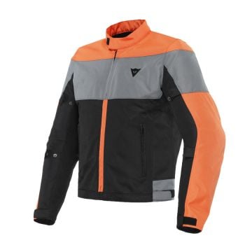 Dainese Elettrica Air Tex Noir Flame Orange Charcoal Blouson