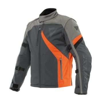 Dainese Ranch Tex Ebony Charcoal Gris Flame Orange Blouson