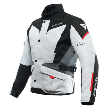 Dainese Tempest 3 D-Dry Glacier Gris Noir Lava Rouge Blouson