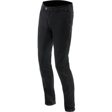 Dainese Chinos Tapered Czarne Tekstylna Spodnie